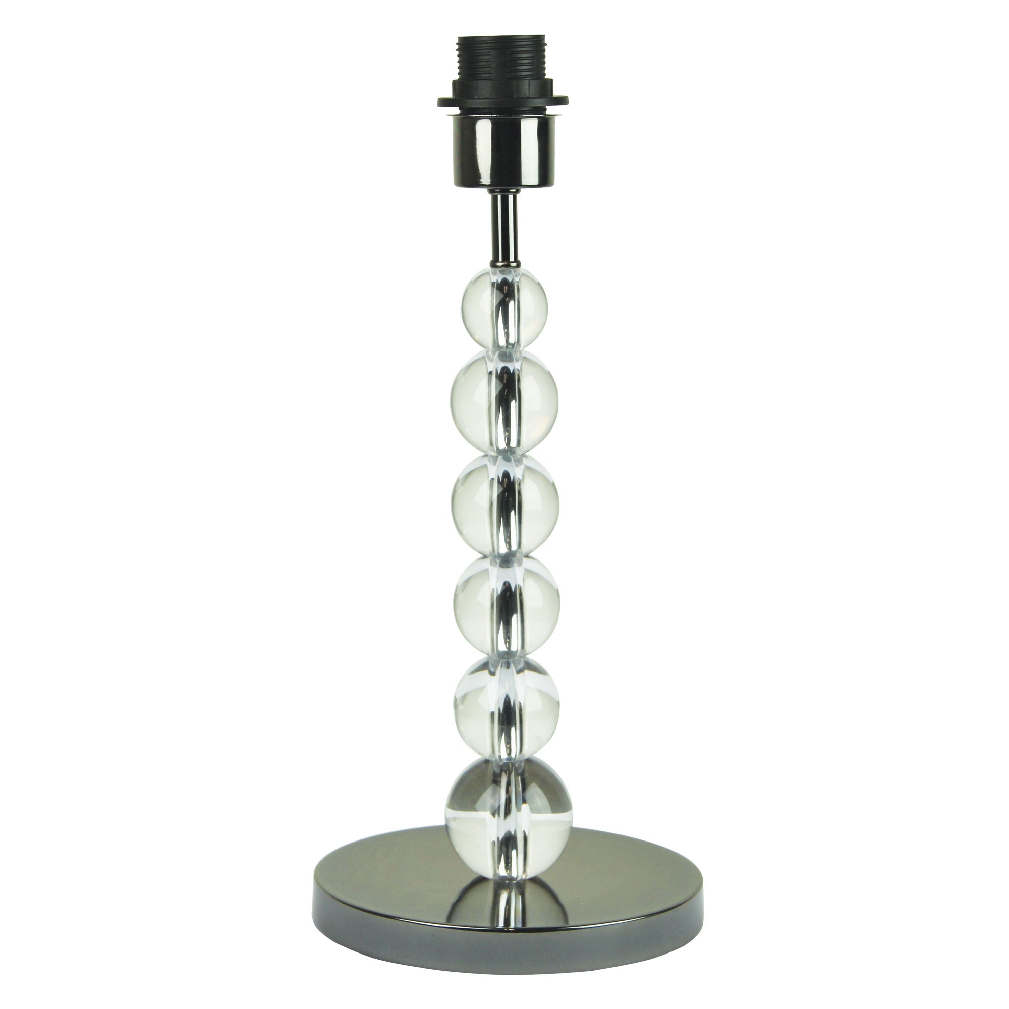 Clara Acrylic and Brushed Chrome Base Only